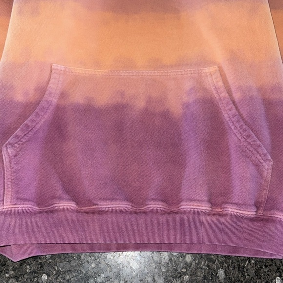 Camp High Collective Fuchsia And Orange Tie Dye Hoodie Sweatshirt - Picture 4 of 8